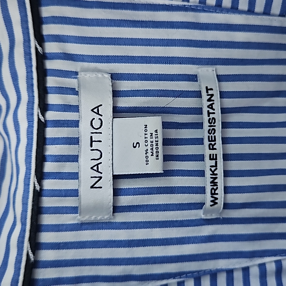 Nautica Stripped Button Up - Picture 2 of 4
